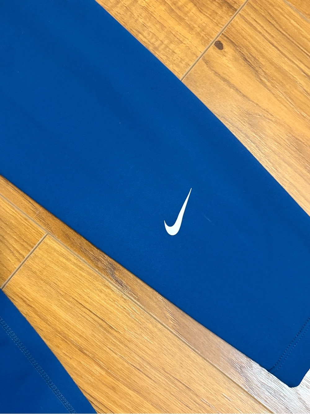 Nike Dri-FIT Blue High Rise Leggings Medium Athletic Workout Pants gym running - Picture 2 of 4